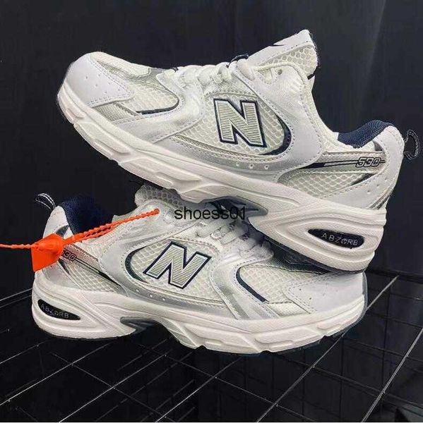 

2023 new women 530 sneakers dad chunky sneakers mesh casual shoes autumn reflective comfortable breathable white flats female platform shoes, Black