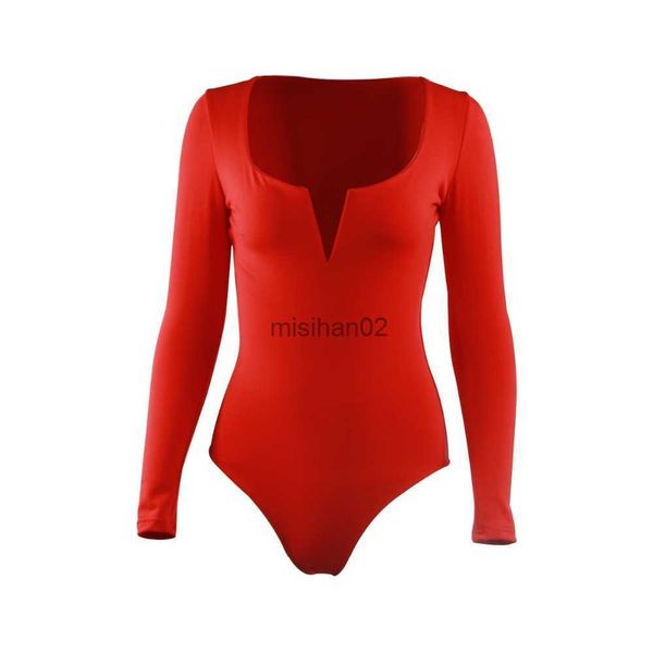 

women's jumpsuits rompers 2019 v neck long sleeve bodysuit woman autumn winter rompers 2018 black red white burgundy slim body women bo, Black;white