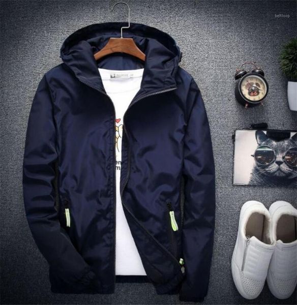 

men039s jackets men039s windbreakers jacket men hoodie coats stylish fashion women hooded thin windbreaker zipper coat outwe5562074, Black;brown