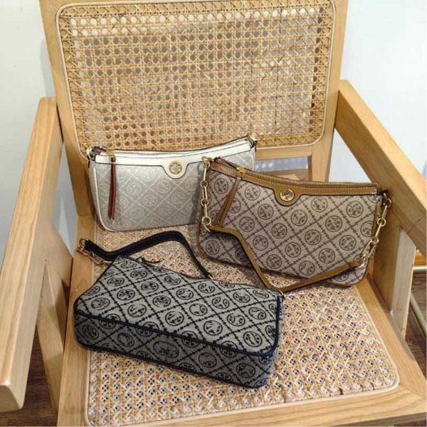 

designer bag 2024 early launch tb new old flower underarm single shoulder crossbody mahjong handheld casual fashion women's