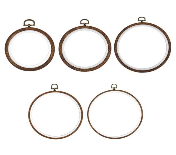 

hand embroidery hoop wooden circle frame for cross stitch embroider needle arts diy tools10cm14cm17cm218cm26cm5323797, Black