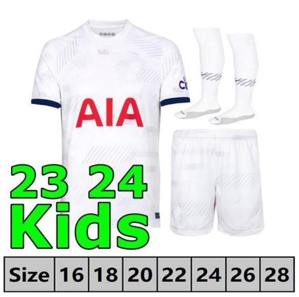 

son 23 24 soccer jerseys kulusevski richarlison perisic pedro porro 2023 2024, Black;yellow