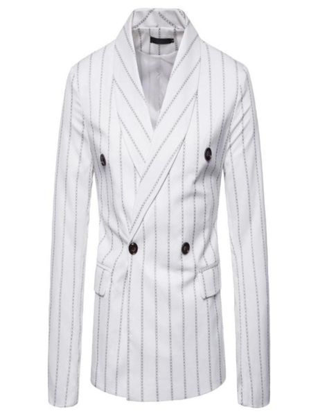 

new hombre coats 2020 men039s jackets men039s suit jackets fashion slim fit striped solid smart casual4214764, White;black