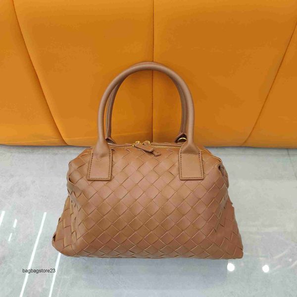 

one bags fashion bauletto woven tote handbag ladies leather bottegaa bowling bag cowhide venetaa 2023 summer shoulder crossbody women's