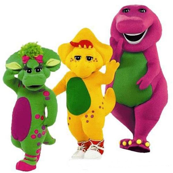 

2018 lovely dragon family cartoon doll mascot costume 3160, Red;yellow