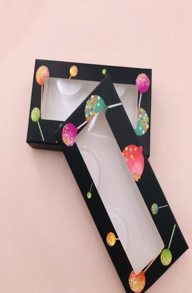 

lollipop box empty eyelash package cardboard cardboard box packaging false eyelashes packaging fake eye lashes package box4555362