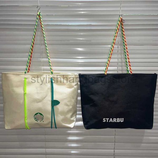 

shoulder bags 2023 star ice dumpling canvas bag student tote bag large capacity tote bag zongzi bag shoulder bag computer commuter bagstylis