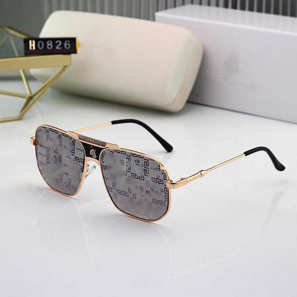

fashion designer cool sunglasses 2023 new men's overseas box glasses women's ultraviolet protectionda09, Black