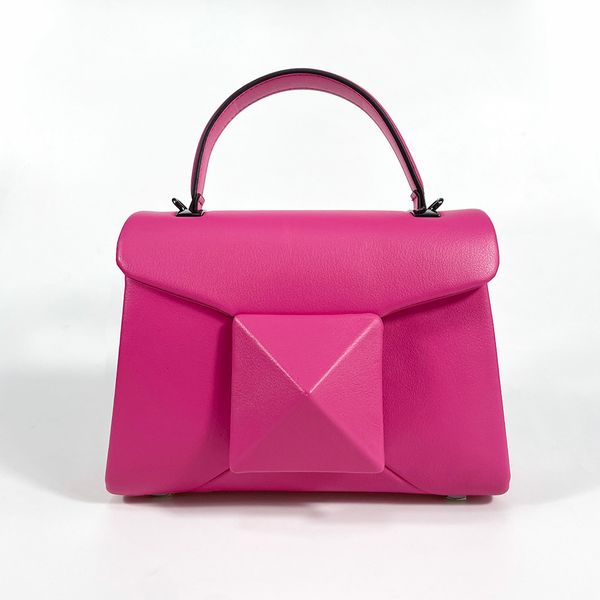 

evening bags fashion casual lady's handle handbag designer brand rivet women bag for leather crossbody bags 230814