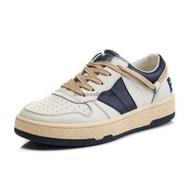 

blue lovers' genuine leather training shoes children's spring 2022 new single shoe flat bottomed women's shoes thick bottom s, Black