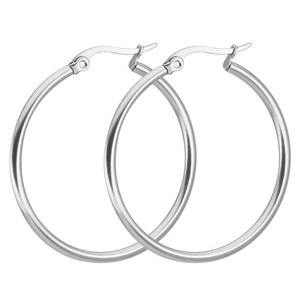 

stainless steel party linear earrings silver ladies large earrings 2020 new listing ladies fashion jewelry european and american2032580, Golden;silver