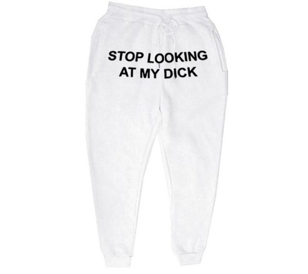 

sweat pants men women joggers slooking at my dick sweatpants hip hop print high waist trousers streetwear hippie men039s8155731, Black