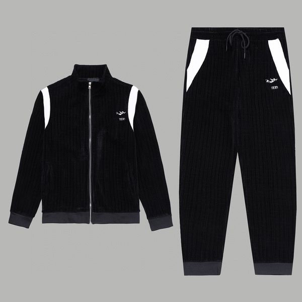 

men's plus tees & polos round neck embroidered and printed polar style summer wear with street pure cotton t-shirts 613, Black