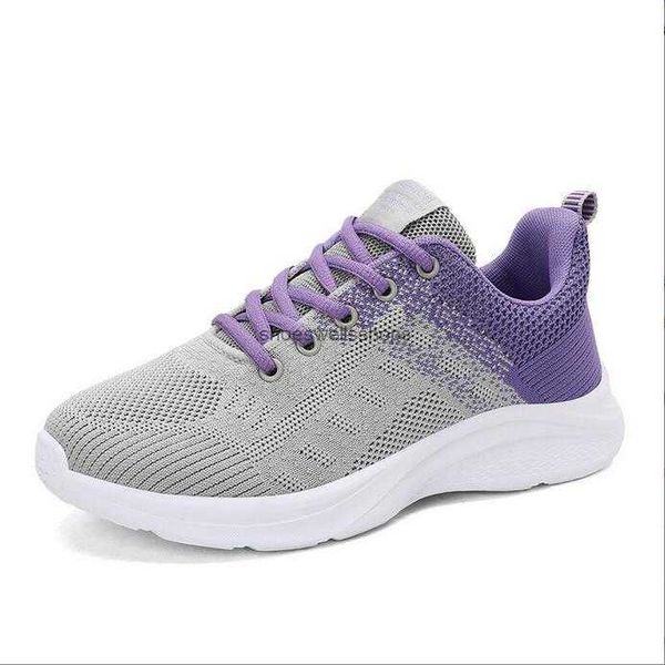 

purple women shoes running shoe 2021 spring and autumn middle school students lightweight breathable flying woven casual shoe women's t, Black