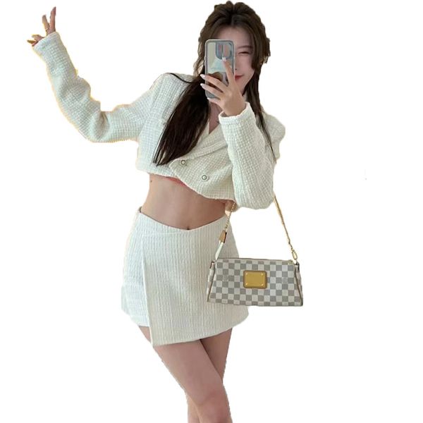 

louls vutt luxurys designer crossbody bag designer shoulder bag fashion white checkerboard genuine leather chain bag luxurys handbags womens