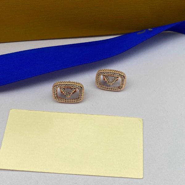 

womens designer stud earrings fashion 18k gold earring jewelry valentine's day gift wedding anniversary gift, Golden;silver