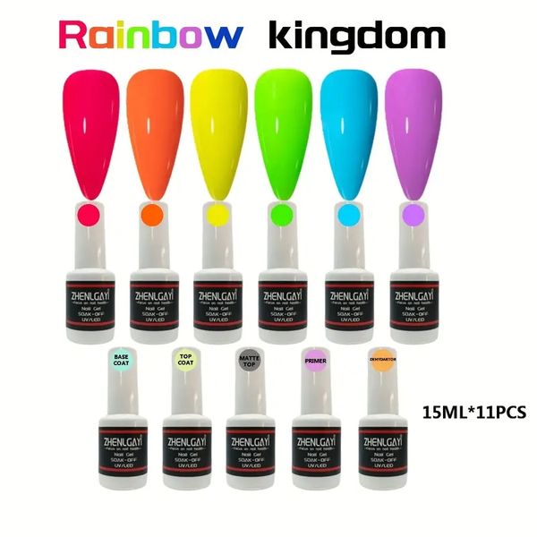 

11pcs jelly crystal gel nail polish set, 6pcs summer colors blue red purple gel polish kit led dryer cured, gel nail art kit with base coat