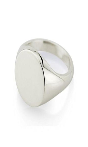 

custom engravable solid 925 sterling silver signet rings mens wedding band personalize anniversary jewelry gift for vip link 201005553699, Golden;silver