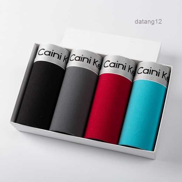 

4pcs/set boxers briefs for men breathable underwear boxer male soft underpants man luxury brand comfortable shorts couple panties 9p8s 4 zyy, Black;white