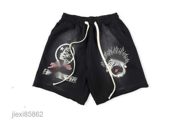 

2023men s shorts hellstar studios sounds like heaven tee ins retro for streetwear pants round neck short sleeve tshirt 221, White;black
