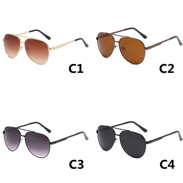 

classic metal frame men sunglasses designer vintage sun glasses pilot male driving eyewear uv400 protection, White;black
