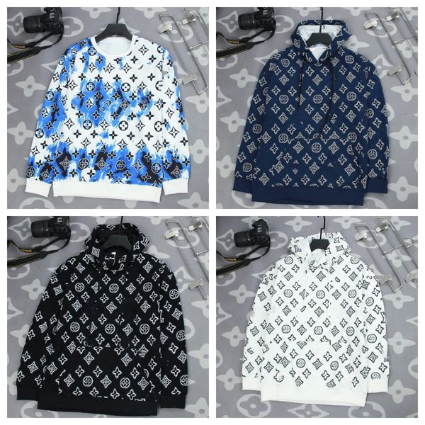 

hoodie 2023 spring autumn men hooded loose letter fashion trend long sleeve pure cotton sportswear, Black