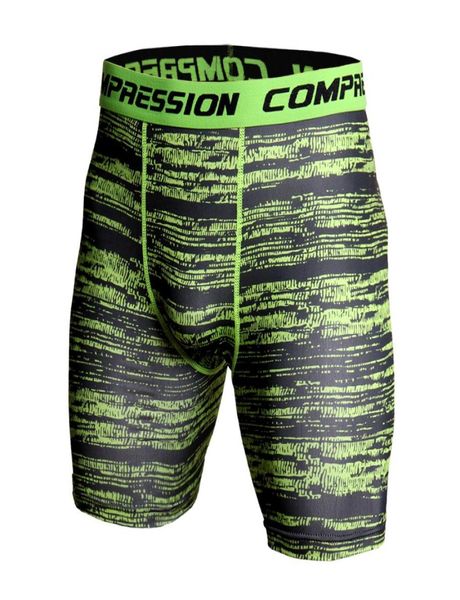 

skinny men039s sports gym compression wear under base layer shorts pants athletic tights fitness bodybuilding breathable bottom2029946, White;black
