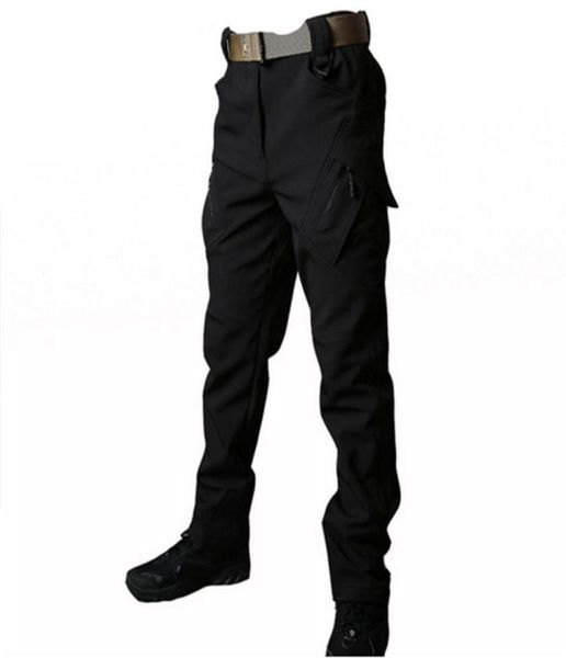 

new ix9 soft shell pants men waterproof heat reflection camping hiking tactical army cargo pants252g8375001, Black;green