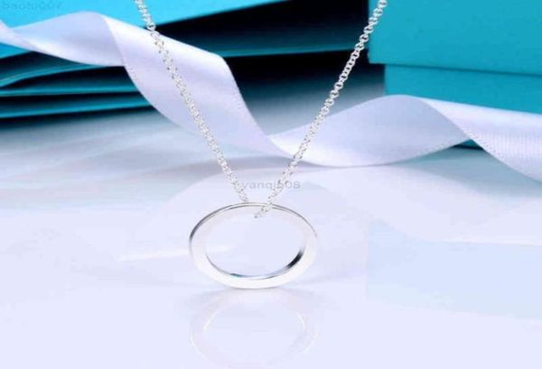 

round pendant female round necklace s925 sterling silver necklace light luxury design necklace valentine039s day birthday gift 5975320233