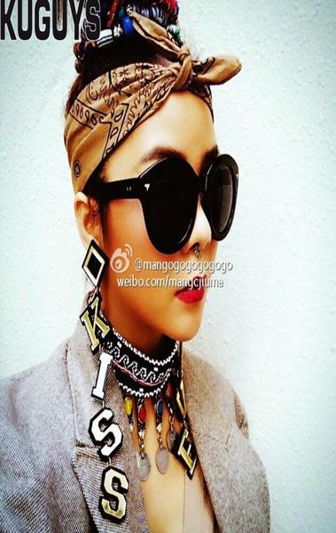 

kuguys jewelry acrylic gold tassel dangle earrings for womens pendientes fashion oorbellen hiphop quotlove kissquot long drop 5320212, Silver