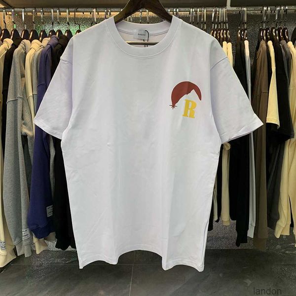 

casual couples clothing men's t shirts summer printed letter cotton tshirts t shirt mens shirts rhude designer clothes shirt graphic te, White;black