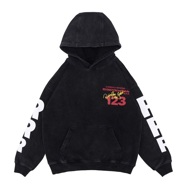

sweatshirts hoodies mens vintage printed oversized eur us size fleece men's high street hoodie heavy fabic cotton sweatshirt black real, Black;brown