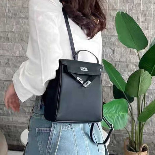 

designer kelys bags genuine leather lychee patterned bag with shoulder and headband layer cowhide gold buckle silver simple fashionable wome