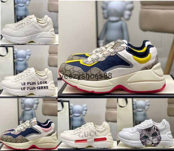 

2023 new designer shoes sneakers shoes rhython sneaker plaid platform casual shoes skate boarding shoe mens shoes
