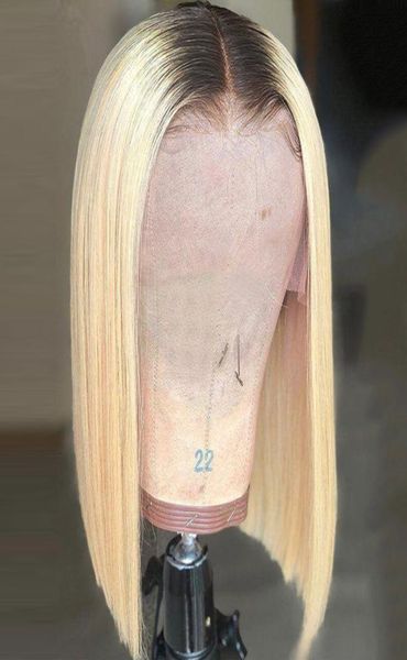 

new 613 blonde full lace wig human hair bob lace front wigs pre plucked straight human hair wigs for black women9425178