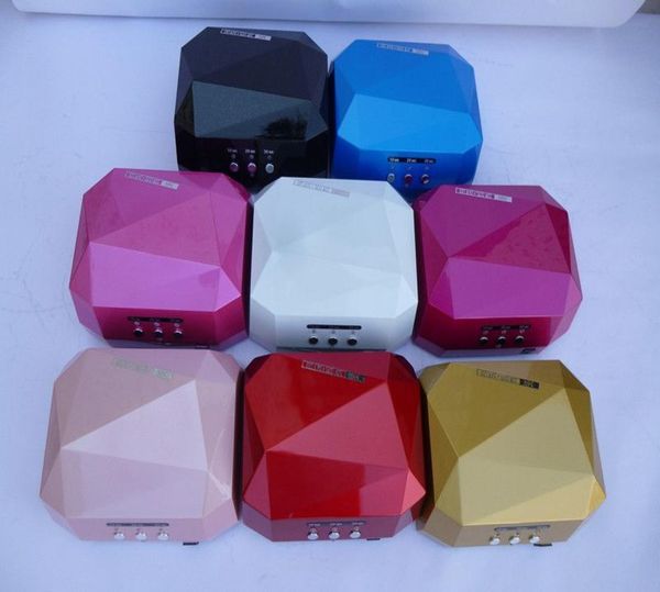 

fashion led uv nail lamp nail dryer diamond light nail potherapy machine 18w induction lamp5921664