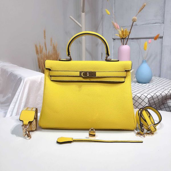 

designer kelys bags genuine leather women's bag 2023 new fashion second-generation mini small portable one-shoulder oblique