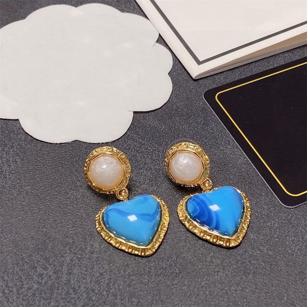 

brass pendant designer earrings women's gold channel plated earrings fashion small wedding metal chains pearl diamond earrings luxury j, Golden;silver