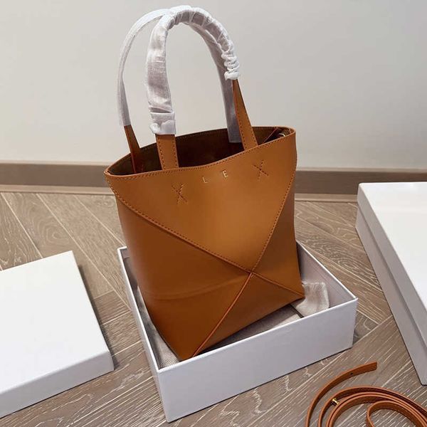 

womens designer bucket bag leather handbags black brown shoulder bags classic fashion small large folding basket shopping bags crossbody 230