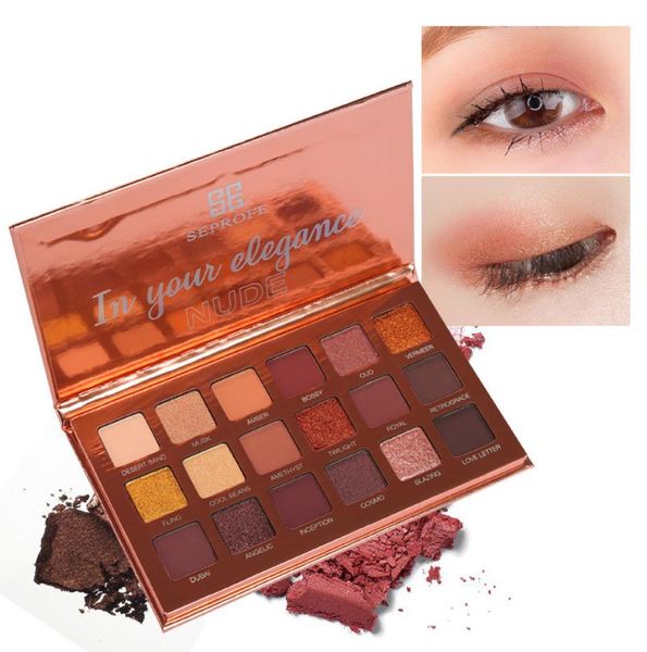 

eyeshadow makeup palette seprofe 18 colors natural nude eye shadow dry wet powder eyeshadow waterproof eyes cosmetic7285589