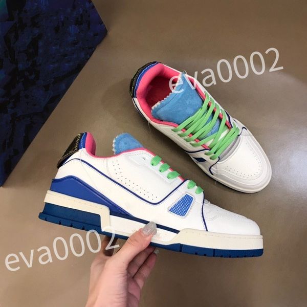 

2023 new luxurys designer men and womens couple walking sports youth fashion mens brand-name sneakers ladies jogging shoe non-slip soles siz, Black