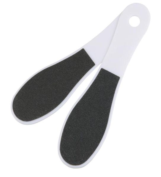 

50pcslot double side plastic white foot rasp new style feet file filer grater callus remover pedicure2127223