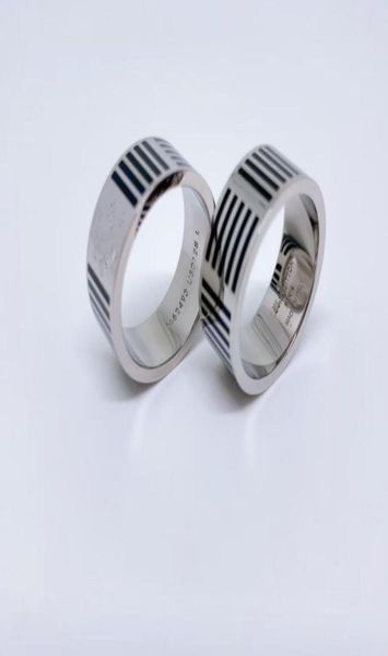 

titanium steel silver love ring men and women lozenge rings for lovers fashion couple gift6815273