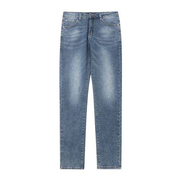 

fashion men's jeans 2023 luis men's and women's embroidered decorative pants letter logo zipper jeans vuttonity 03-01, Blue
