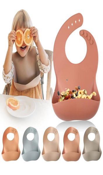 

natural health and safety 1pc silicone bibs for kids newborn baby feeding tableware waterproff baby bibs for toddler breakfast fee9945099
