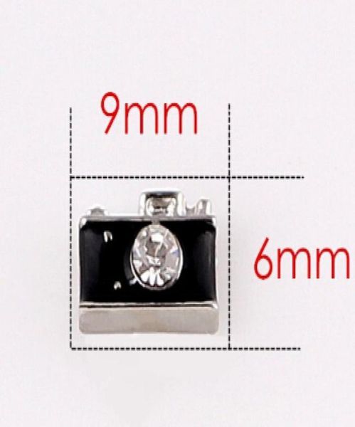 

20pcslot black camera floating locket charms fit for glass living magnetic memory locket fashion jewelrys7935212, Bronze;silver