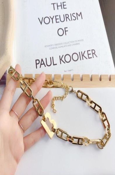 

2022 fashion 18k gold plated stainless steel necklace choker flower letters pendant statement fashion womens necklace wedding jewe1791030, Silver
