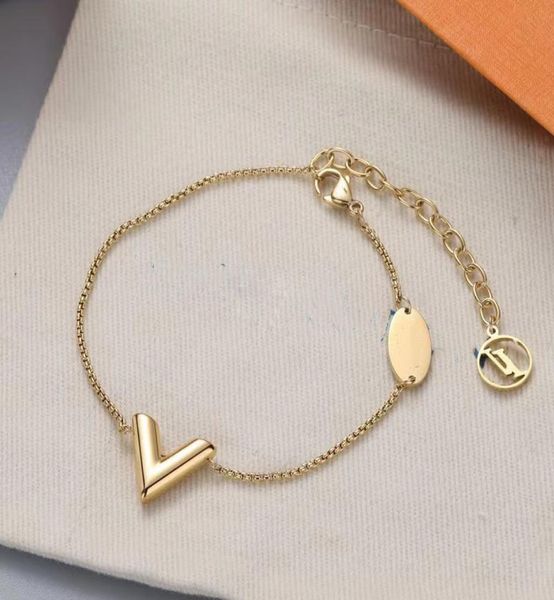 

pearl women039s bracelet wrist band cuff chain designer letter jewelry crystal 18k gold plated stainless steel fashion style br7521519, Golden;silver