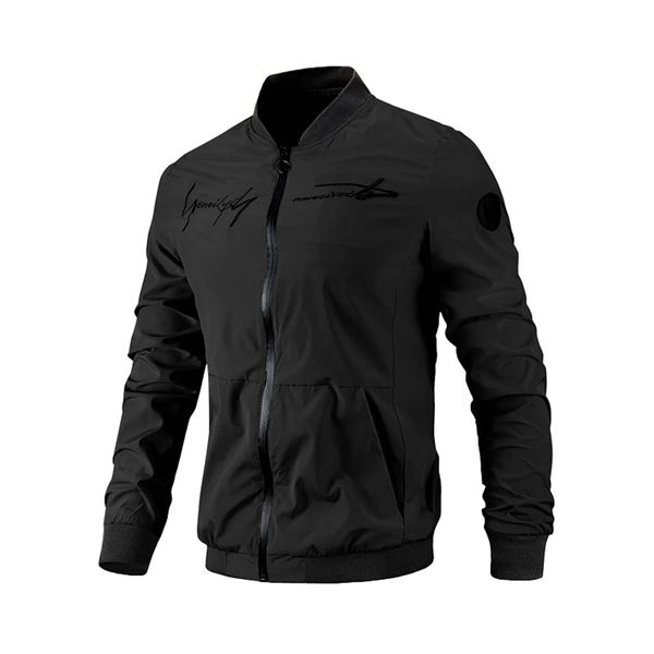 

men s jackets men letter embroidery bomber jacket 230814, Black;brown