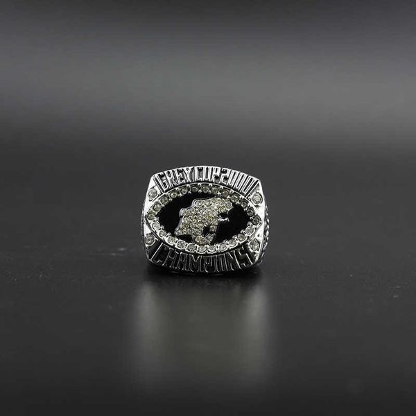 

gray cup 2000 cfl canada bc lions gray cup football championship ring, Silver
